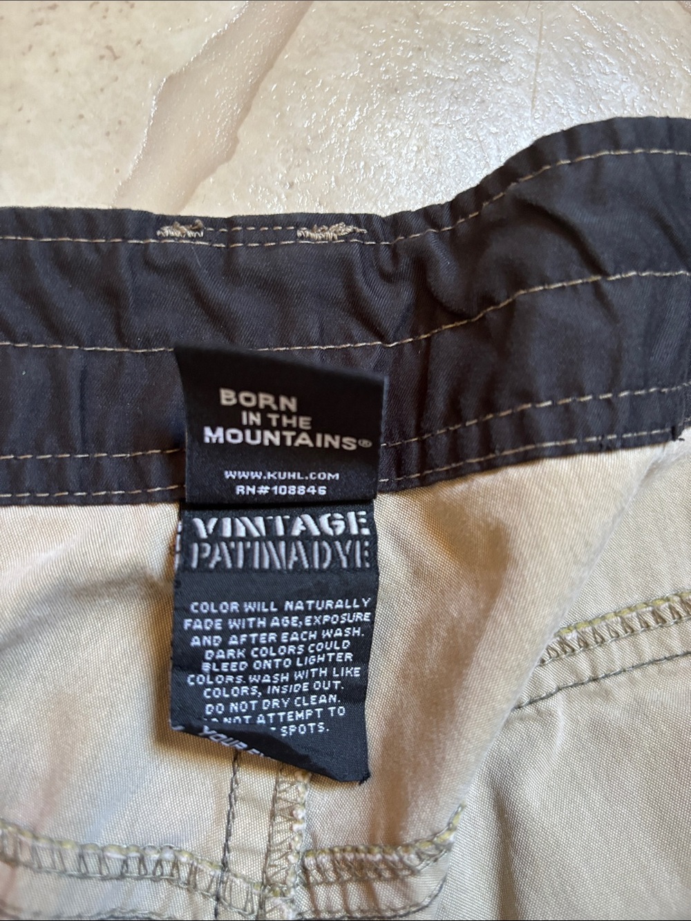 KUHL Revolvr Vintage Patina Dye Pants Men’s Size 34x30 (tag) - Picture 8 of 10